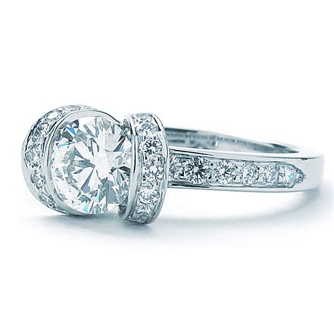 tiffany ribbon engagement ring